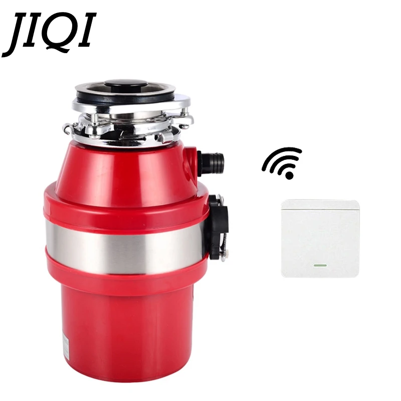 JIQI 560W Food Garbage Disposal Crusher Waste Disposer Food Residue Garbage Processor Grinder Sewer Rubbish  Kitchen Appliances