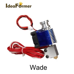 E3D Volcano Hotend 12V 24V Wade Short-distance Print Head J-head Hotend With Cooling Fan For 1.75/3.0mm Filament 3D Printer Part