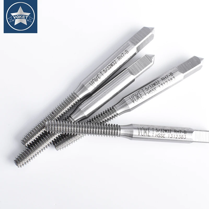 

VOKET HSSE-M42 JIS Standard Roll Forming Tap W 1/8 5/32 7/32 1/4 5/16 3/8 7/16 1/2 Machine Screw Thread Taps