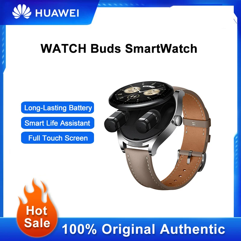 

HUAWEI WATCH Buds Earphone SmartWatch 2-in-1 Noise Reduction Call Blood Oxygen Monitoring Men Women Bluetooth Sports Bracelet