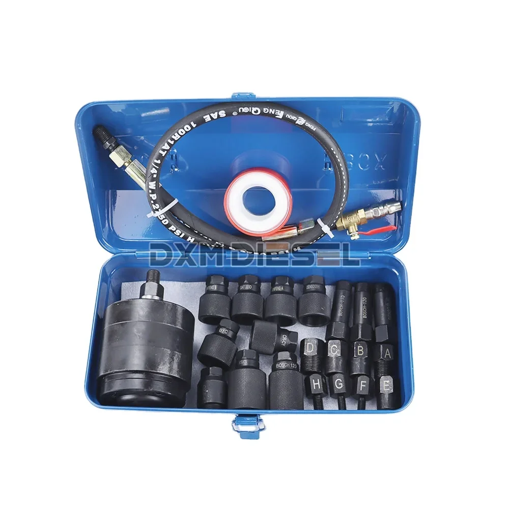 

DXM Diesel Common Rail Injector Pneumatic Puller Removal Tool Set for All Brands Pull Out Injector Extractor