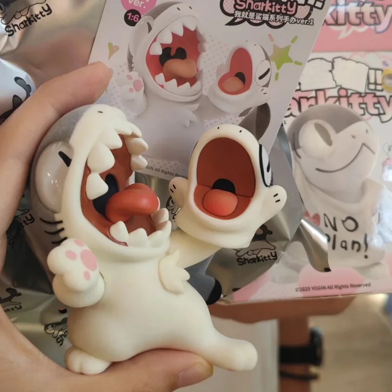 

New Genuine Sharkitty Series Blind Box Cartoon Anime Figure Cute Model Mystery Box Kawaii Desktop Cartoon Decoration Toys Gifts