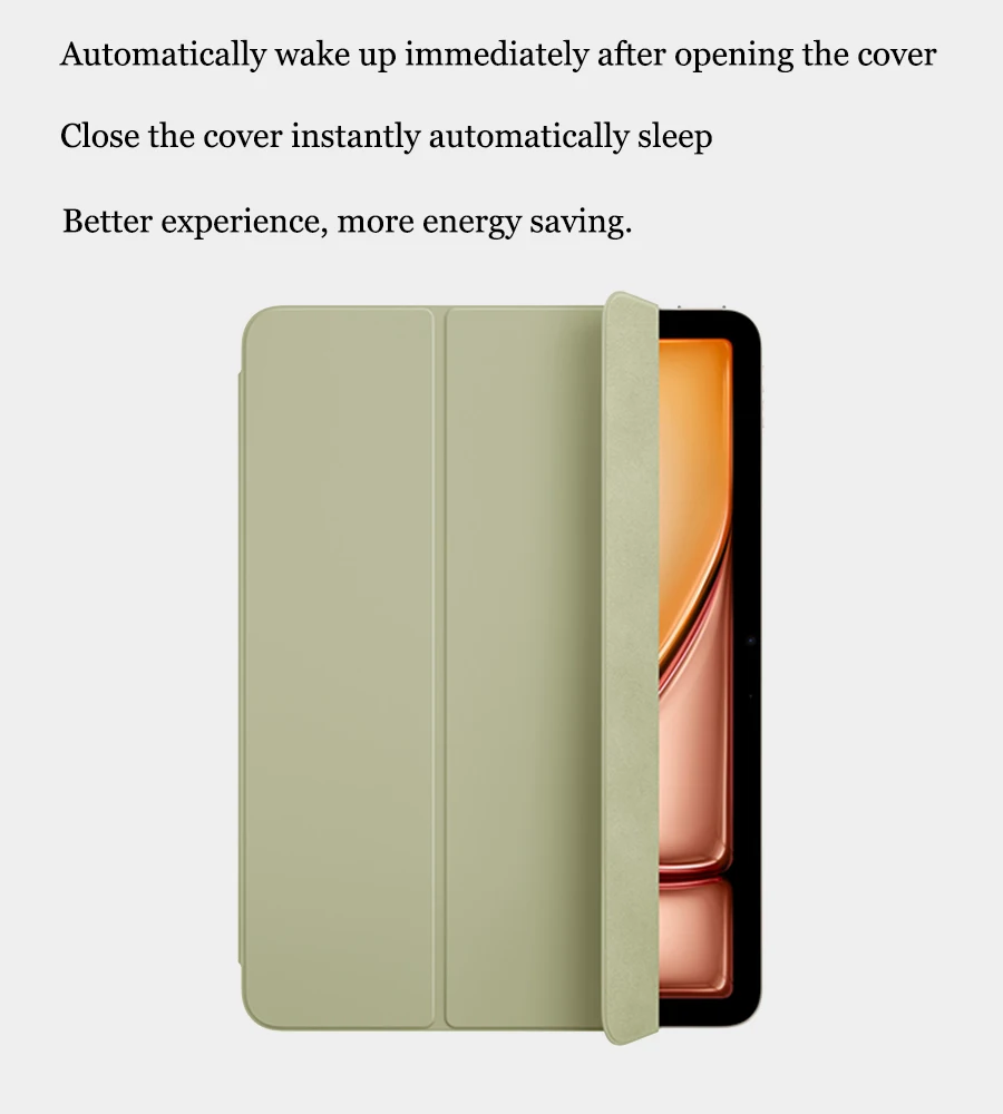 حافظات أصلية رسمية لجهاز Apple iPad Air 4 5 11 13 10.9 بوصة iPad Mini 6 Mini 7 Pro 11 12.9 13 حافظة مغناطيسية ذكية