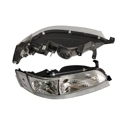 A Pair Car Headlights For Toyota Mark II GX90 JZX90 LX90 1992 To 1996 Headlamp Lens