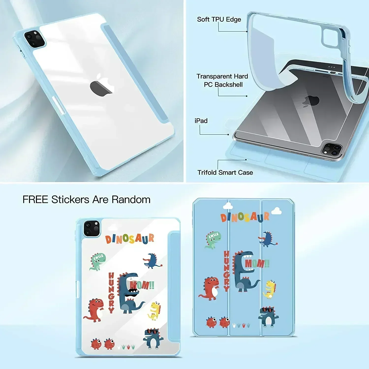 حافظة لجهاز iPad 10.2 9th 8th 7th 10 10th Generation Pro 11 13 2024 12.9 2022 غطاء حامل القلم الرصاص Funda لأجهزة iPad Air 5 4 10.9