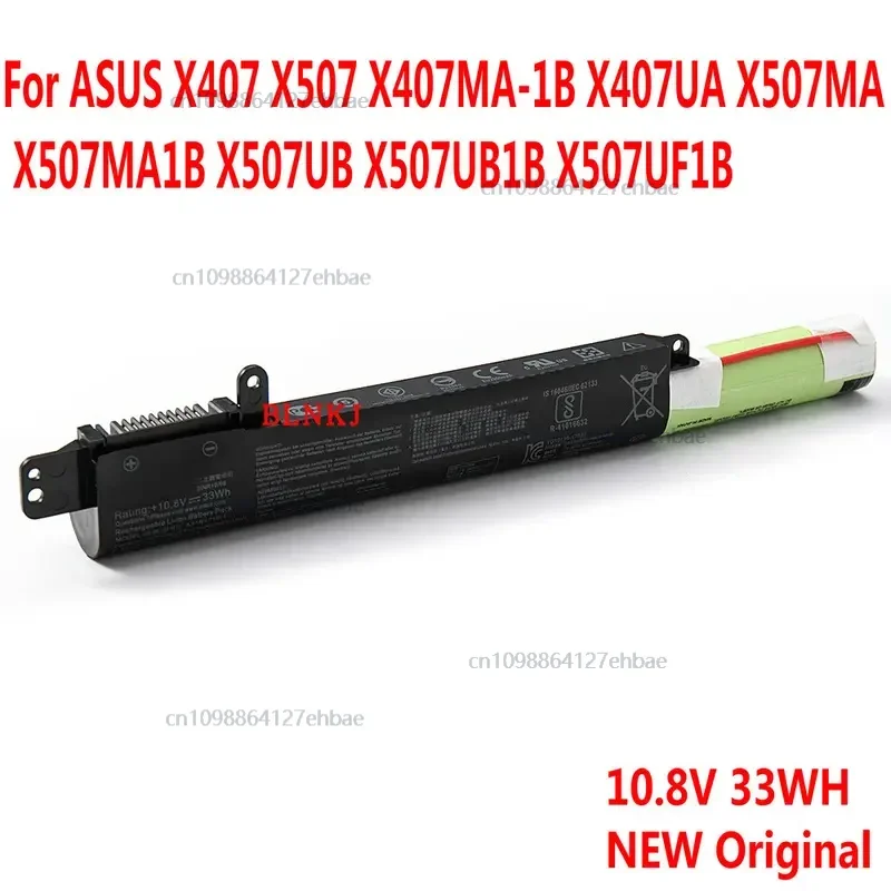 

New Original 10.8V 33WH A31N1719 Laptop Battery For ASUS X407 X507 X407MA-1B X407UA X507MA X507MA1B X507UB X507UB1B X507UF1B