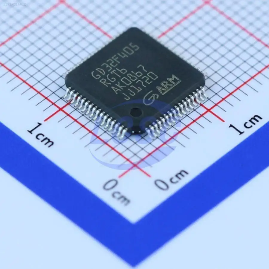 1PCS GD32F405RGT6 512KB 192KB FLASH 51 2.6V~3.6V ARM-M4 168MHz LQFP-64(10x10) Microcontrollers (MCU/MPU/SOC) ROHS