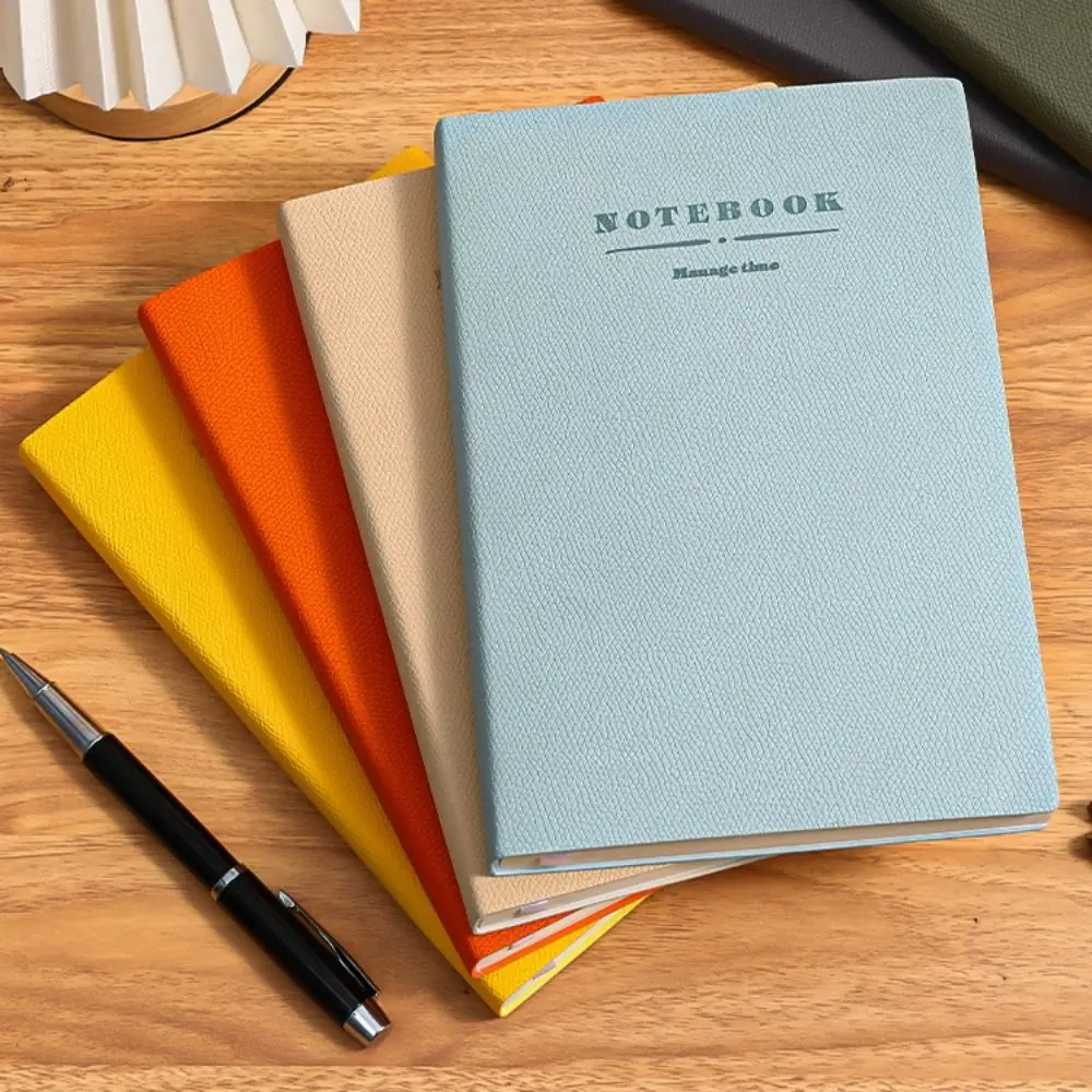 PU Cover Soft Leather Notebook Journals Writing Pads a4 a5 Office Notebook Diary Book Stationery Notebook School
