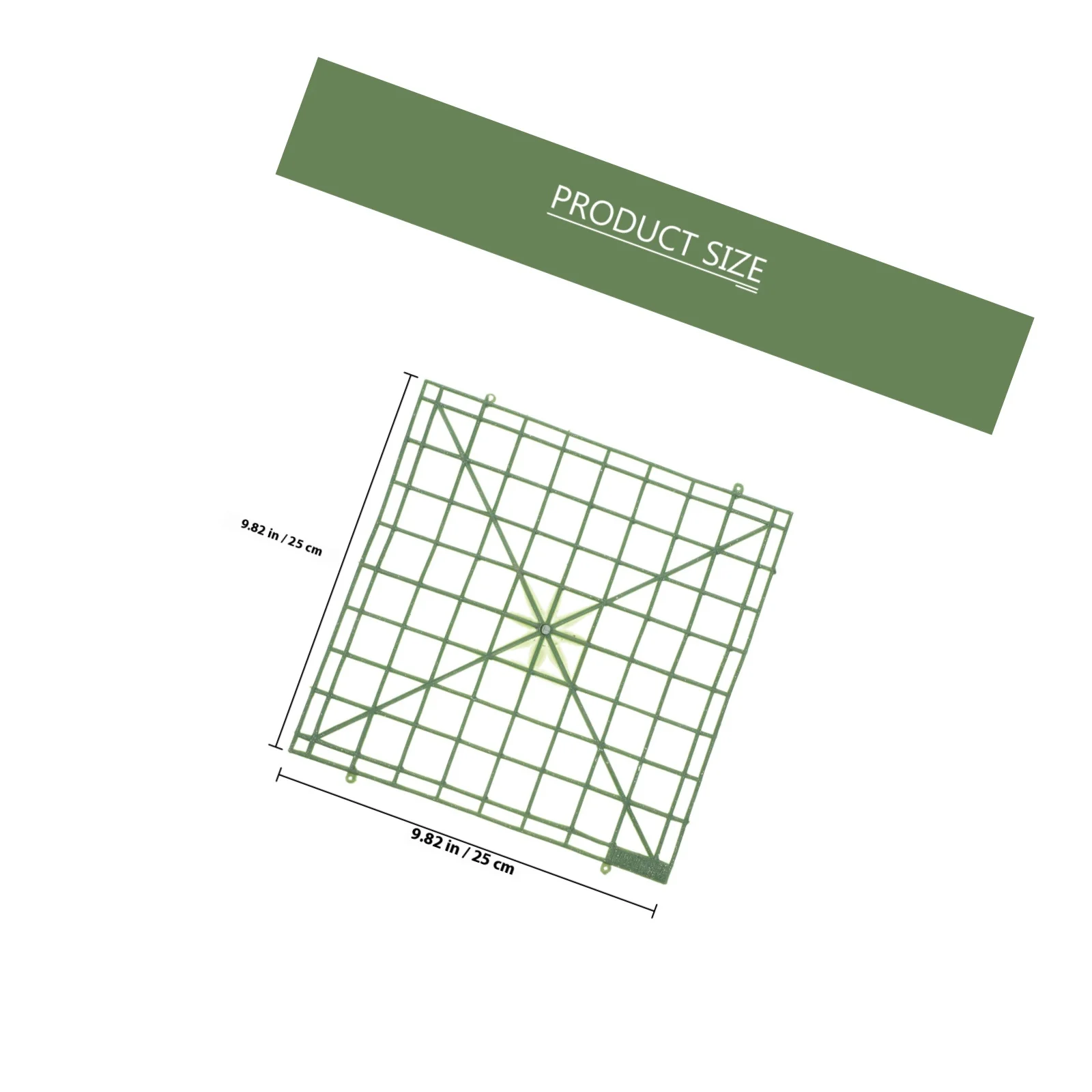 8 peças painéis de grade de flores suporte de arranjo de flores de plástico premium para festa de casamento decoração diy decoração de bar de escritório em casa