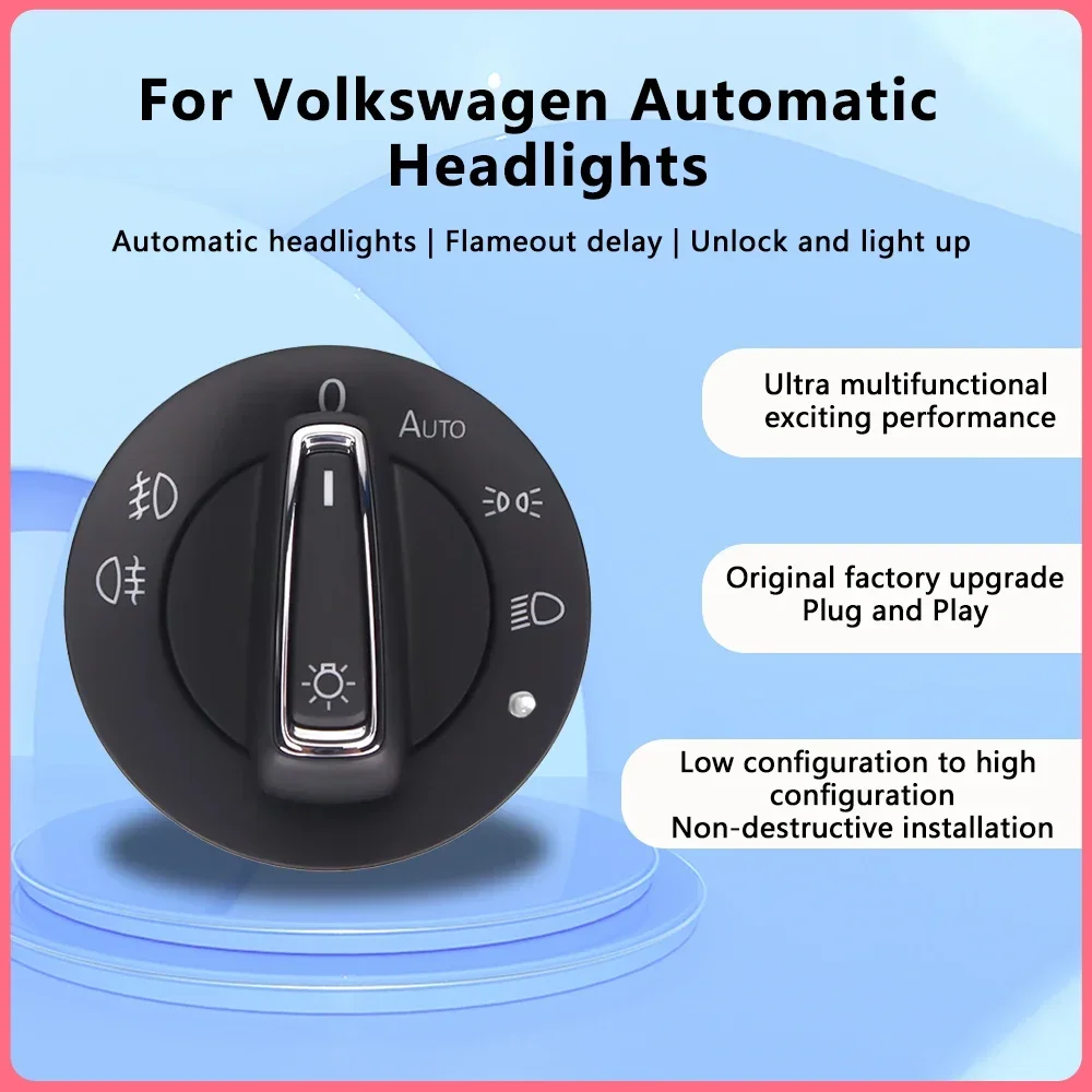 

Auto Headlight Switch for VW Lavida Touran Tiguan Passat B7 Santana POLO Beetle Golf 6 Magotan B6 B7 Light Sensor Upgrade Module