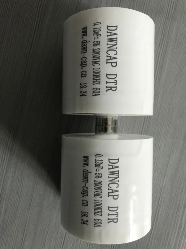 

High-voltage Resonant Capacitor DTR-2000VAC/0.12UF/2KV Special for High-frequency Machine, 100KHZ Pair