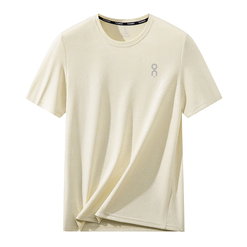 

Мужская футболка для занятий спортом на открытом воздухе, для бега, бадминтона, быстросохнущая, дышащая, влагоотводящая, с принтом