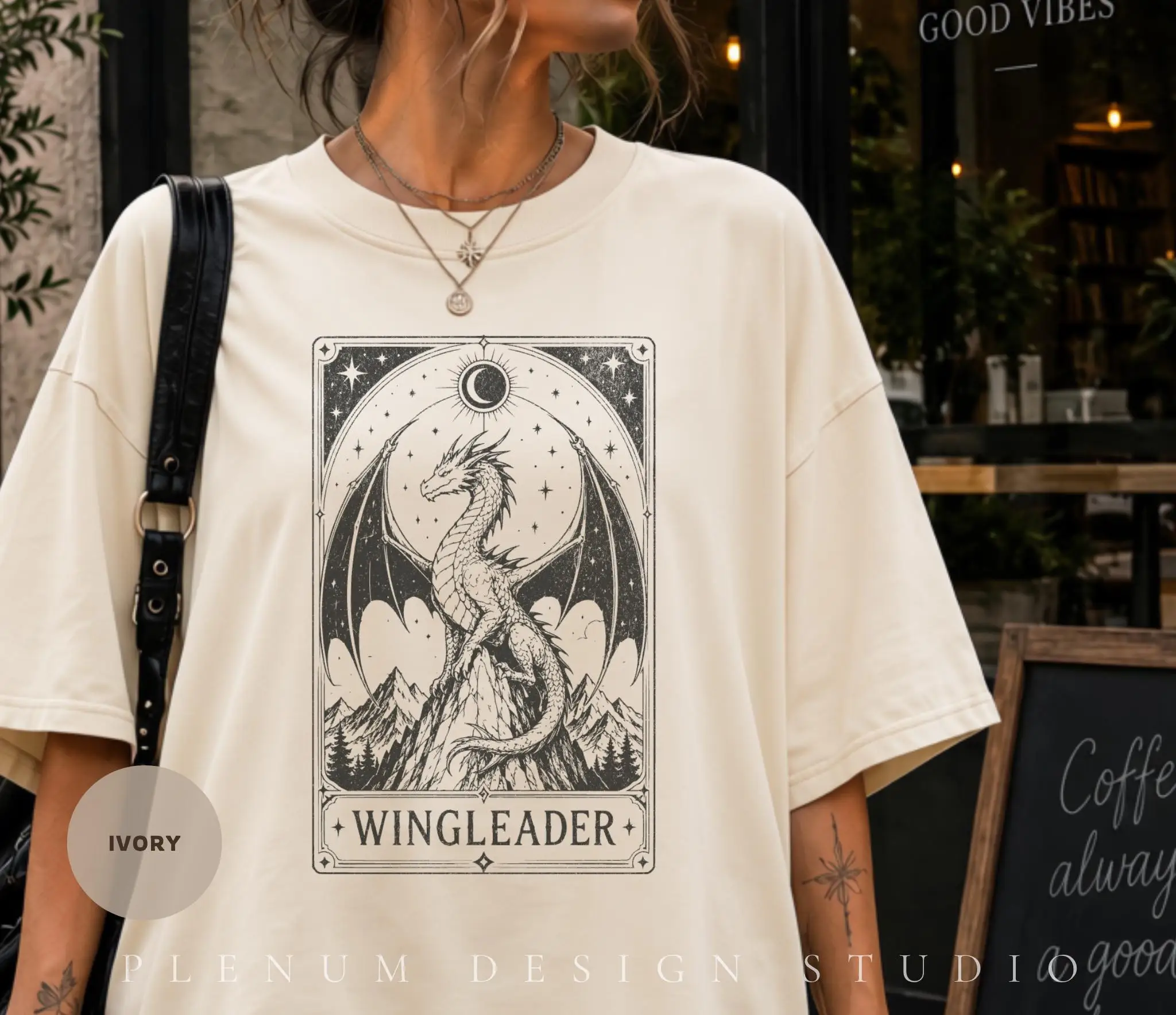 Wing Collar Tarot Card Shirt Fourth Wing T-shirt Zeden Riosen Shirt Gothic Tarot Card Shirt, Fantasy Enthusiast Book Fan T-shirt