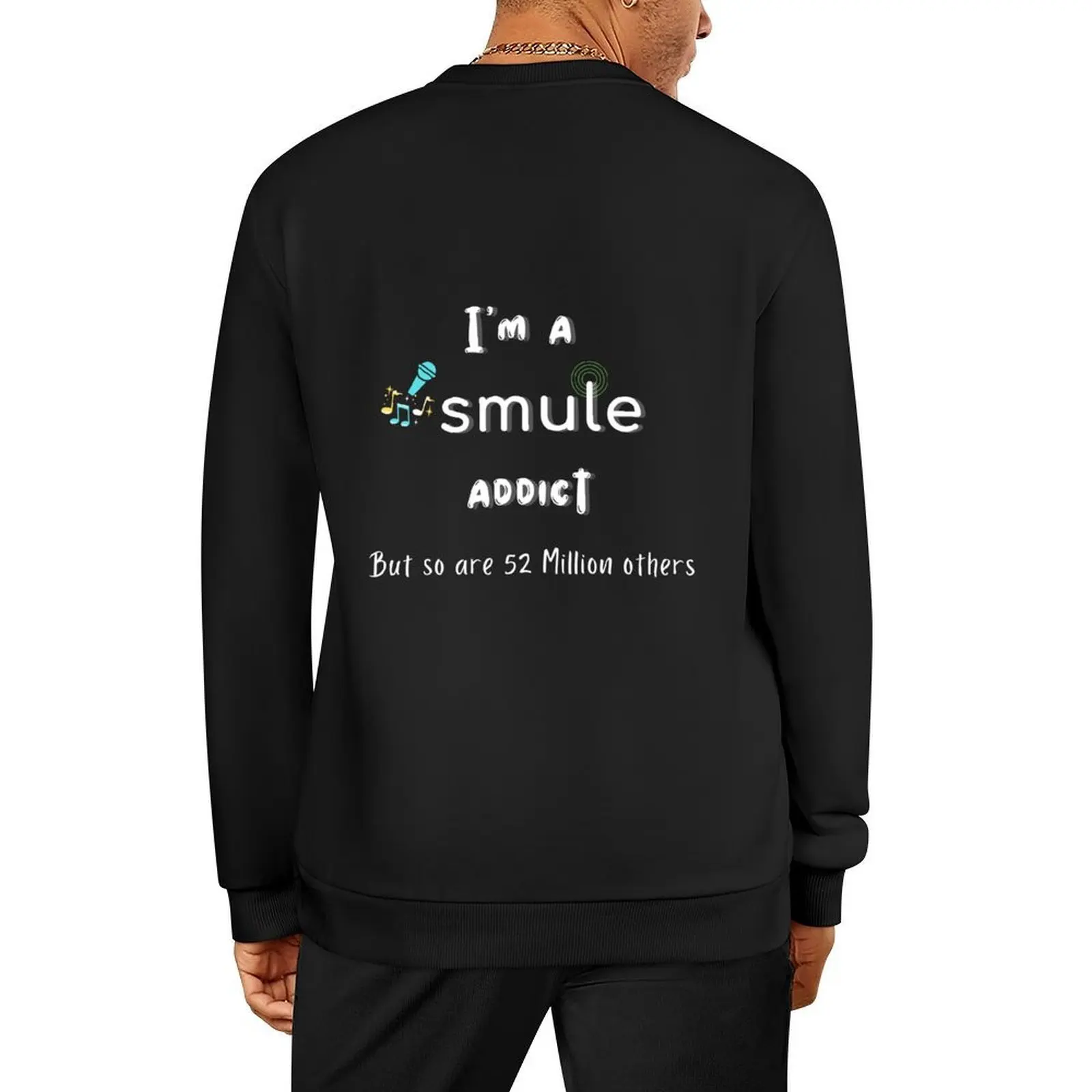 

Smule Addict but not alone Pullover mens designer clothes tracksuit winter clothes anime clothes hooded sweatshirt for men