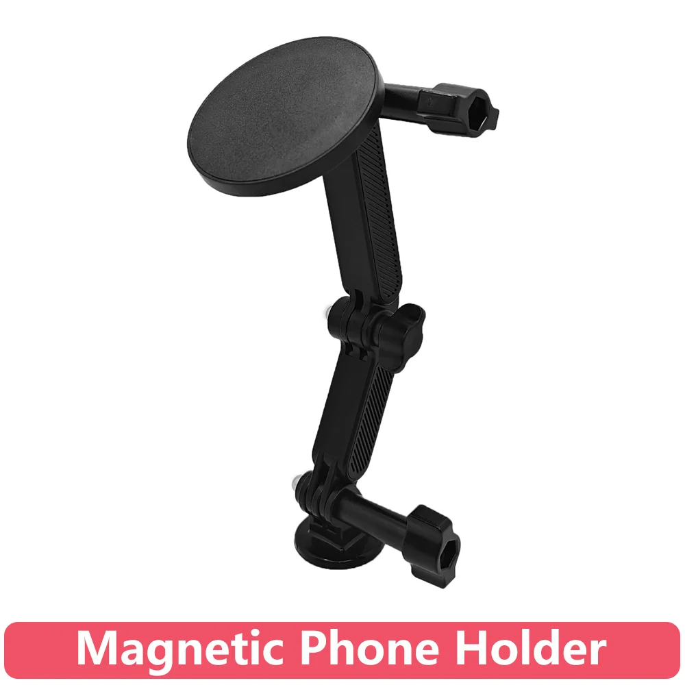 Magnetic Phone Holder Mount Tripod Adapter for Phones Smartphone GoPro Hero 13 12 11 10 9 8 SJCAM AKASO DJI OSMO Action Cameras