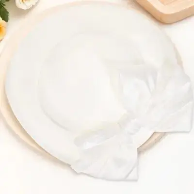 

Women Party For Women Dress Bowler Hat Halloween Costume White Bucket Hat For Wedding Costume Party Event