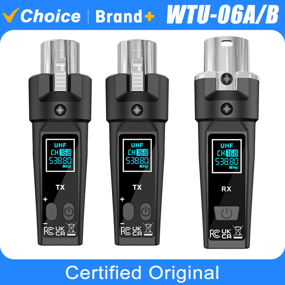 Kabelloser Mikrofon-Konverter XLR-Sender und -Empfänger 2,4G XLR-Adapter-System für Dynamisches Mikrofon Audio-Mixer PA-System Gitarre