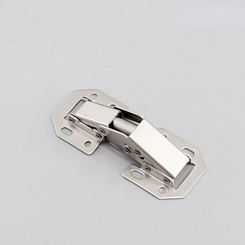 Cabinet Hinge 90 Degree No-Drilling Hole Cupboard Door Hydraulic Hinges Soft Close With Screws Furniture Hardware