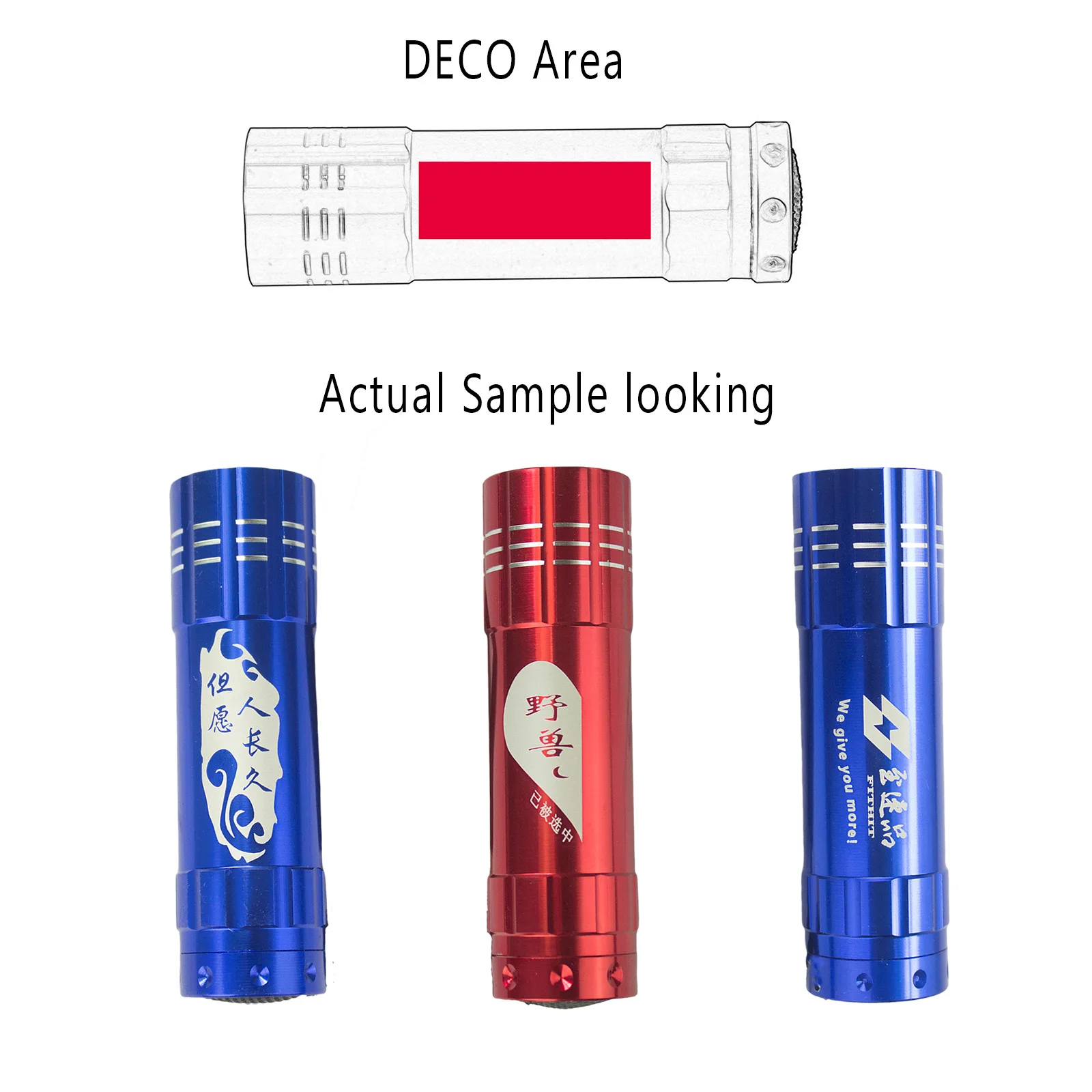 20pcs Customize Flashlight Logo Torch Super Bright 9 LED Light Wholesale Business Promotion Gift Mini Pocket Flashlights Party