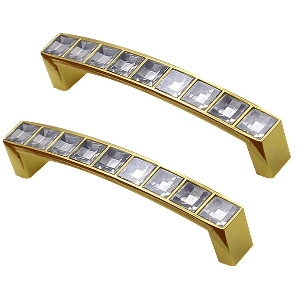 

Drawer Handle Dresser Knobs Door Fashion Furniture Hardware Crystal Handles for Drawers Wardrobe Shiny Cabinet Pulls