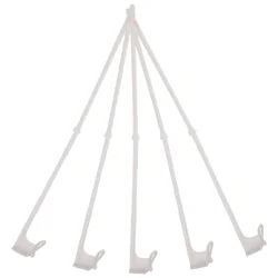 5Pcs Car Window Flagpole Durable Plastic Clip On Flag Poles Vehicle Flag Frames Banner Holder Warning Nation Flags
