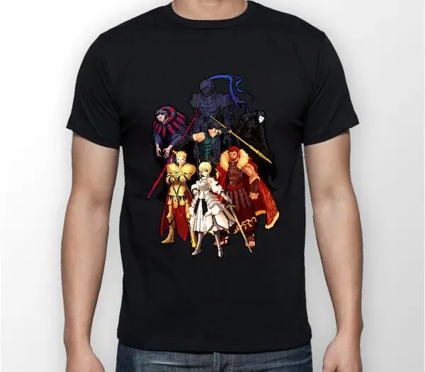 Fate Zero Servants Fate Stay Night Anime Unisex Tshirt T-Shirt Tee ALL SIZES