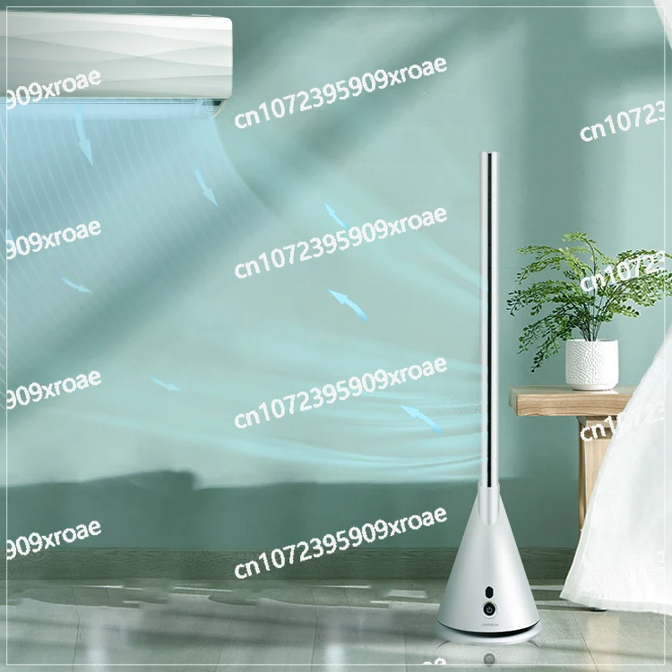 Touch-Sensitive Control Low Noise Fan with Filter Inside Bladeless Electric Fan Tower Fan