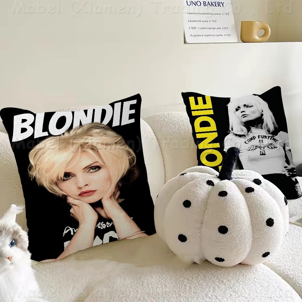 Singer Blondie Decorative Room Aesthetics Pillow Case Home Decor Bedroom Sofa Bed Couch Pillow Cover 45x45