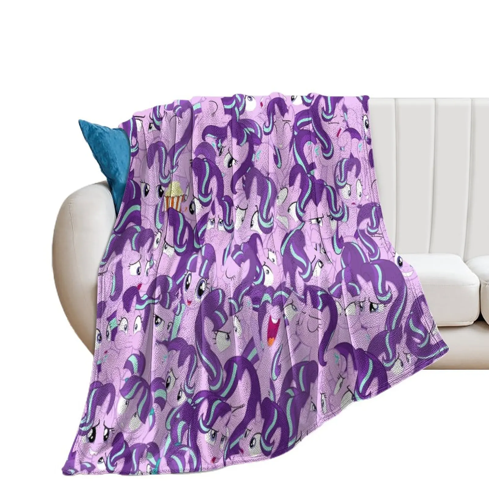 Starlight Glimmer Mess Throw Blanket Loose decorative valentine gift ideas Blankets