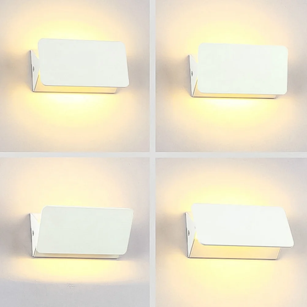 

1pc Adjustable Rotary Wall Lamp 3000K 6W 16Cm Dimmable Led Mirror Front Light For Home Bedroom Bathroom Lighting Fixture