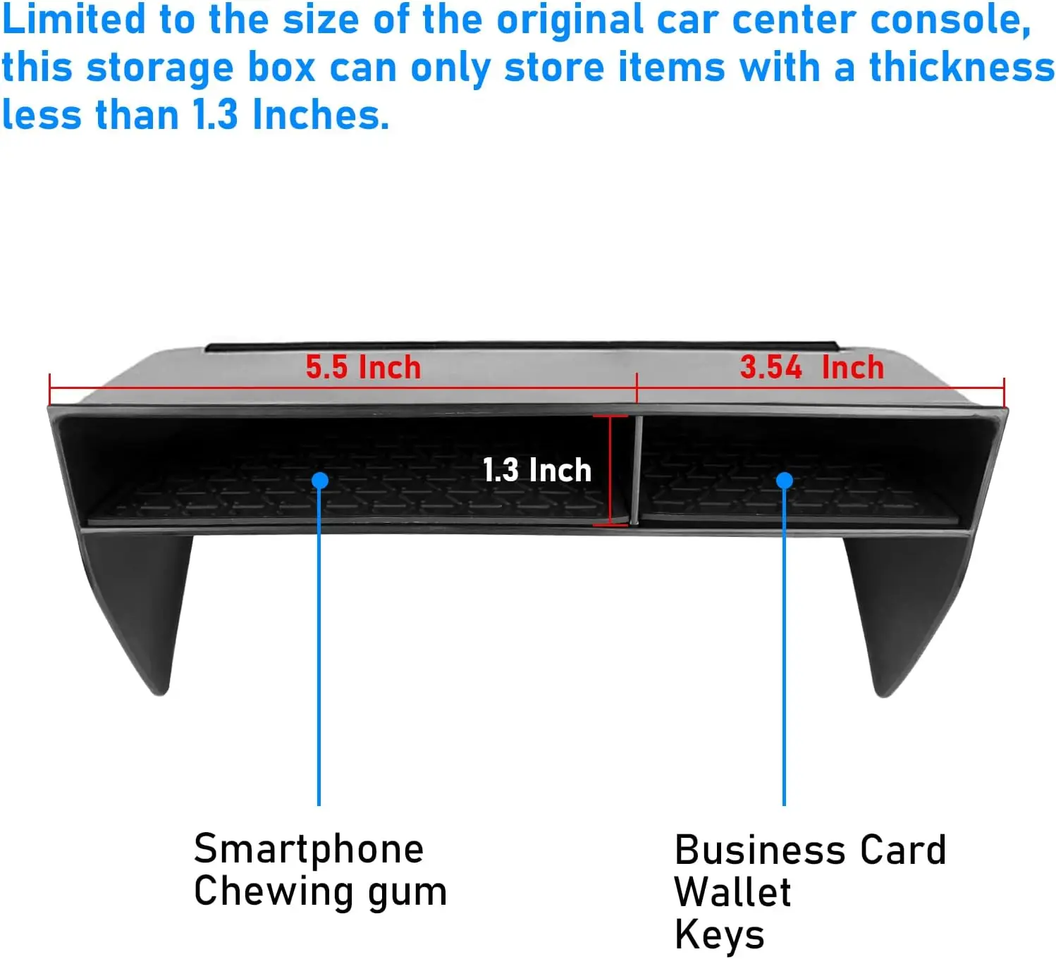 Boîte de rangement de Console centrale de voiture, boîte de rangement, plateau de support de Console centrale pour Toyota RAV4 2019 2020 2021 2022 2023, accessoires automobiles