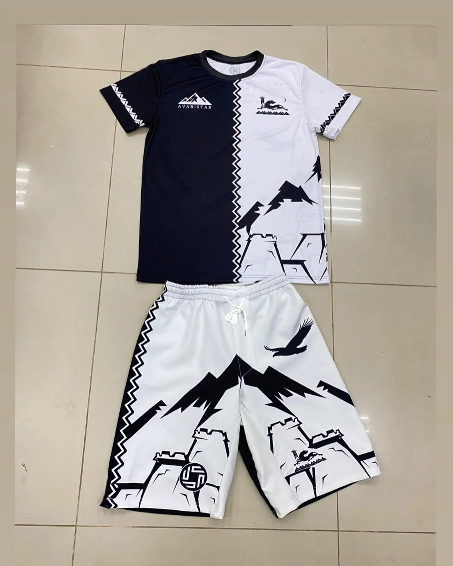 

Men's Summer MMA Fighter Boxing Sports Wear Set 2025 Fashionable Comfortable Short Sleeved Print T-shirt And Shorts Sports Suit