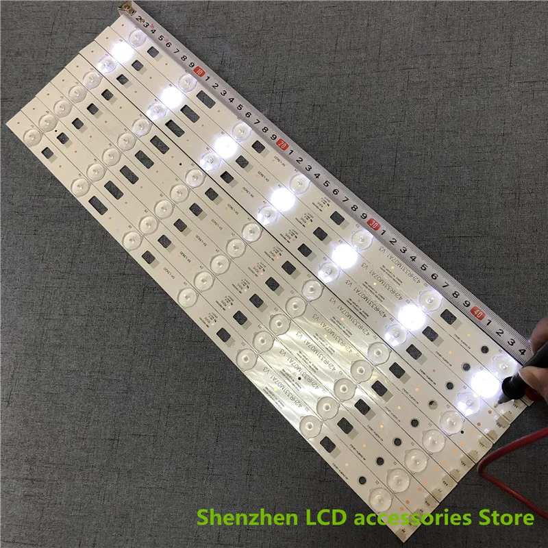 Оригинальная светодиодная лента, 8 шт., для световой панели L42F1600E 40-D4287A-LBA2 42HR331M07A1 4C-LB4207-YH6 4C-LB4207-HQ1 3 В 47 см