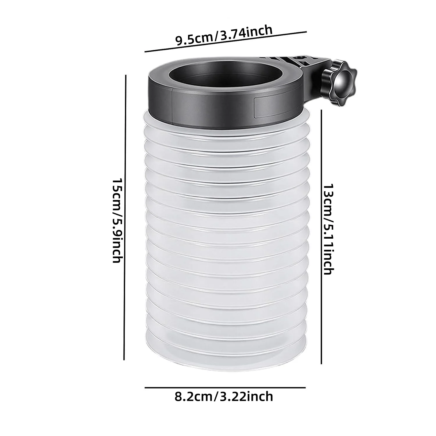 Electric Hammer Drill Dust Cover Bowl, Dust Collector Attachment for Hole Saws & Concrete Drilling