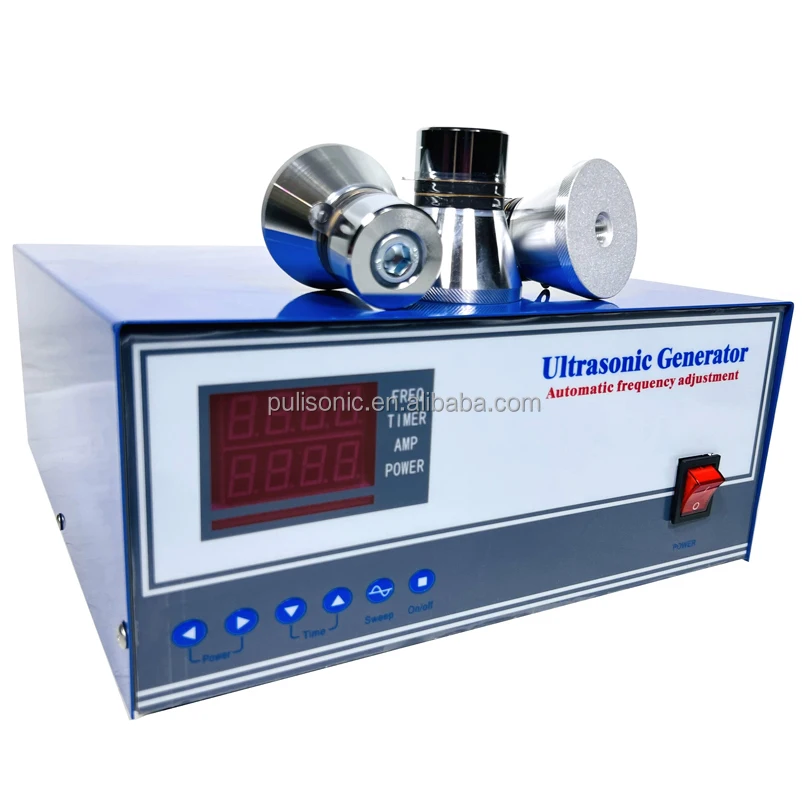 Afbeelding 5: 1200W energiezuinige ultrasone voeding voor het aandrijven van piëzo-elektrische transducers in reinigingsapparaat voor auto-onderdelen 28KHz-40KHz