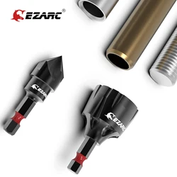 EZARC Utensile per smussatura esterna per sbavatura, 2 pezzi Strumento per smussatura per sbavatura, Punta da trapano svasatore interno, Rimuovi sbavature adatte per 3-19 mm