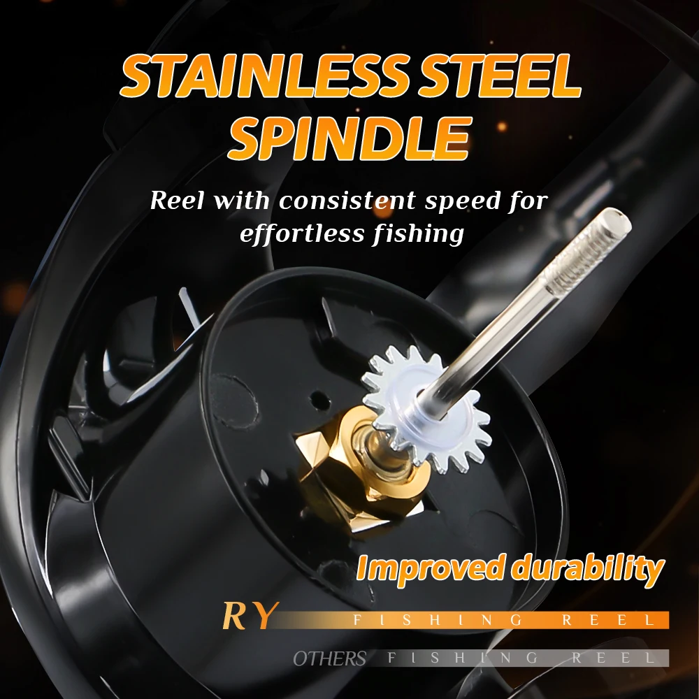 ROOBLINOS RY Spinning Reels Saltwater Freshwater Fishing Reel Ultralight  Metal Frame Smooth And Tough High Speed Fishing Reels - AliExpress 18