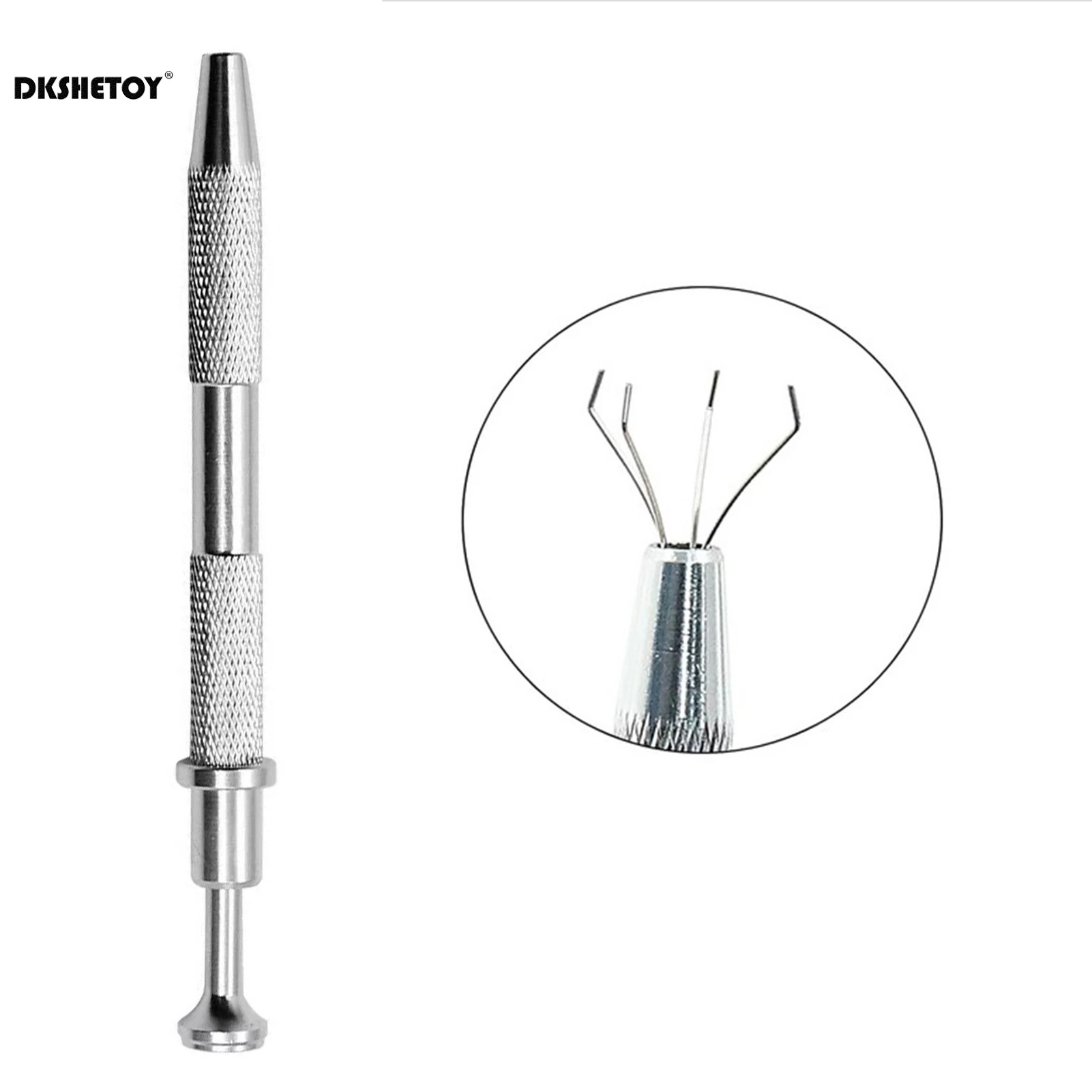 4 Claw Jewelry Grabber Tool with 4 Prongs IC Chips Aluminum Alloy Grabber Tools for Electronic Components