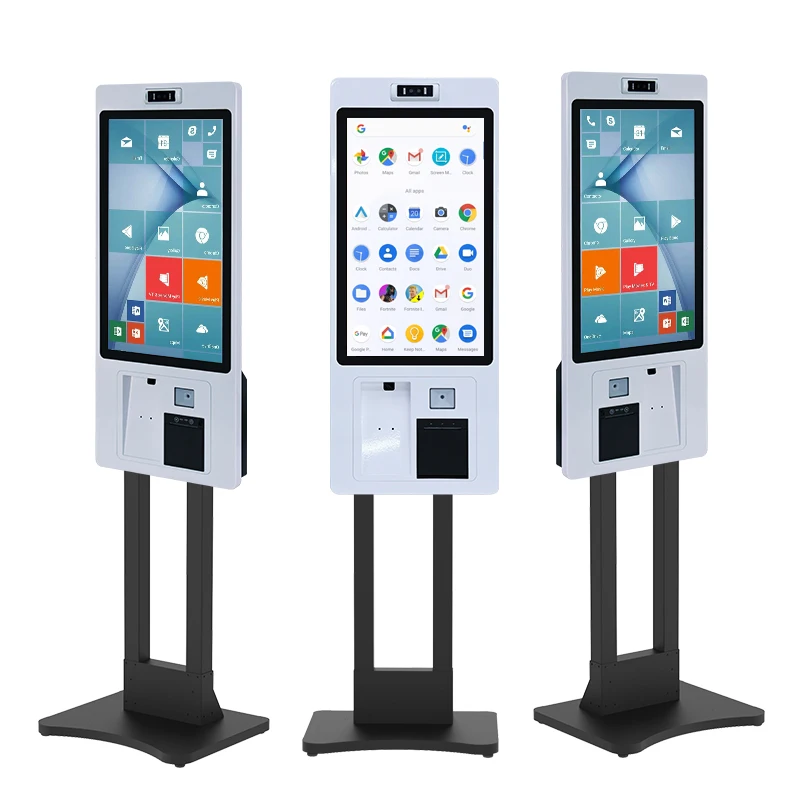 

Wall Mount 10.1 15.6 21.5 23.8 27 32 Inches Capacitive Touch Screen Ordering Kiosk Self Service Payment Kiosks