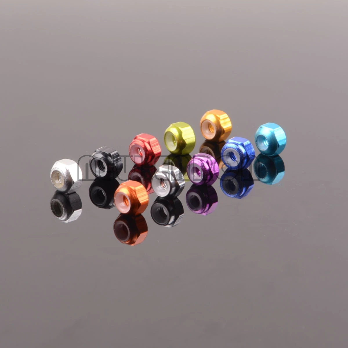 NEW ENRON 8Pcs 31046 Nylon LocK Nuts M3 FOR For RC Model Car 1/10 Monster Truck Himoto E10MTL E10MT E10BP