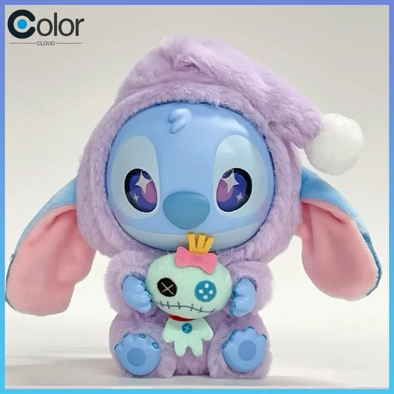 

Authentic Disney Stitch Blind Box Vinyl Figure Display Piece Even When Tired You Want To Take A Bite Collectible Toy