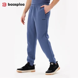 Baasploa Men Solid Sweatpants 2024 New Breathable Running Training Trousers Male Outdoor Casual Comfortable Soft Long Pants