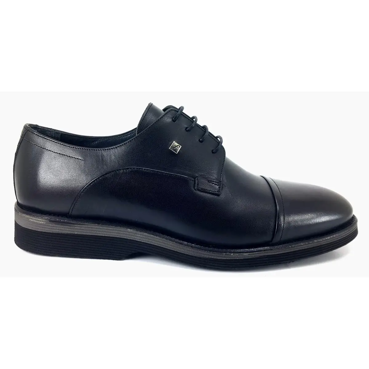 2024 Trending New Season Model Genuine Leather Shoes Personalized And Comfortable Black Fosco 3103 Men's Casual Shoes