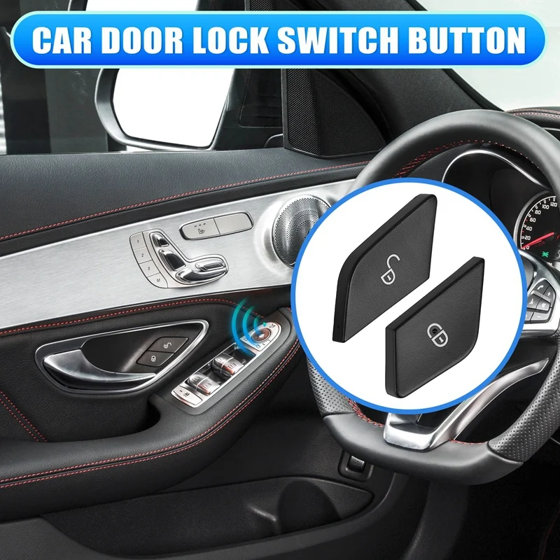 Car Front Left Door Lock Switch Button Car Lock Switch Cover 2059055251 For Mercedes-Benz W205 W447 W213 LHD