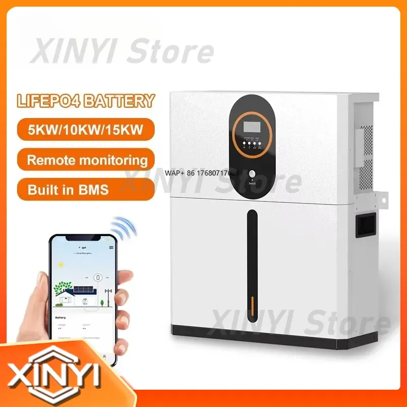 All-In-One 5-5.5kWh Portable Home Energy Storage Lead-Acid Machine IP65 Split Inverter-Controller for Home Use CAN