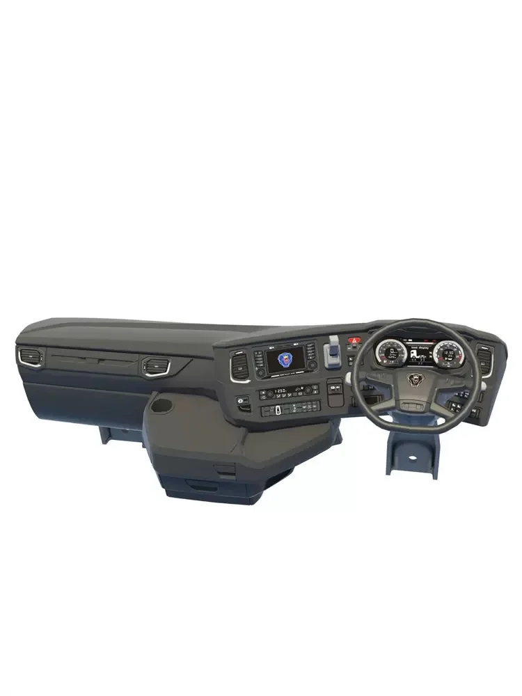 770S Simulated Plastic Dashboard Interior Center Console for 1/14 Tamiya RC Truck SCANIA 770S 56368 56371 Upgrade Accessories