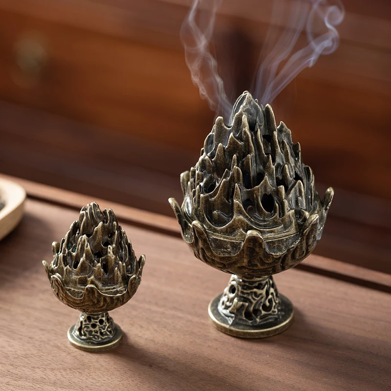 Creative Mountain Shape Tower Incense Burning Stove Desktop Ornaments