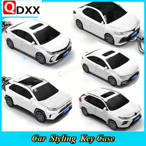 Toyota Camry LEVIN Carola RAV4 Avalon Vetlanda 외관 자동차 키 케이스 Fob 2 3 4 버튼 Land Cruiser Prado 키 등