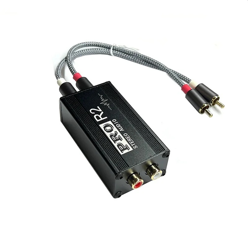 Supernew Ground Loop Audio Isolator Audio Noise Filter RCA Noise Suppressor Isolator Audio Signal Noise Reducer for PC