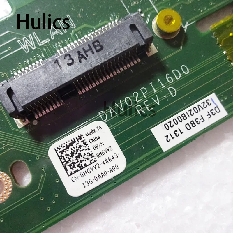 Hulics Used For Dell N4110 Audio USB Port Ethernet LAN Board CN-0HGYV2 0HGYY2 HGYY2 DAV02PI16E0 DAV02PI16E1